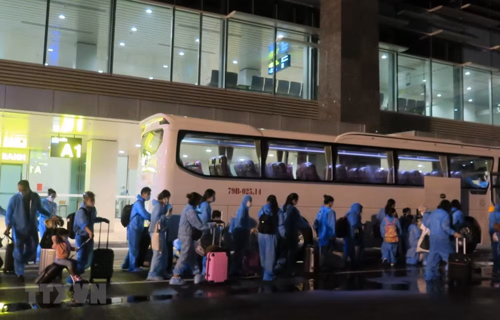 Repatriados 230 vietnamitas del Corea del Sur ảnh 1 Repatriados 230 vietnamitas del Corea del Sur ảnh 1