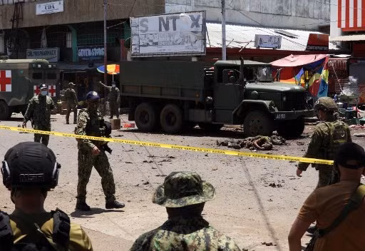 Aumentan a 15 las muertes por doble ataque con bombas en Filipinas ảnh 1 Aumentan a 15 las muertes por doble ataque con bombas en Filipinas ảnh 1
