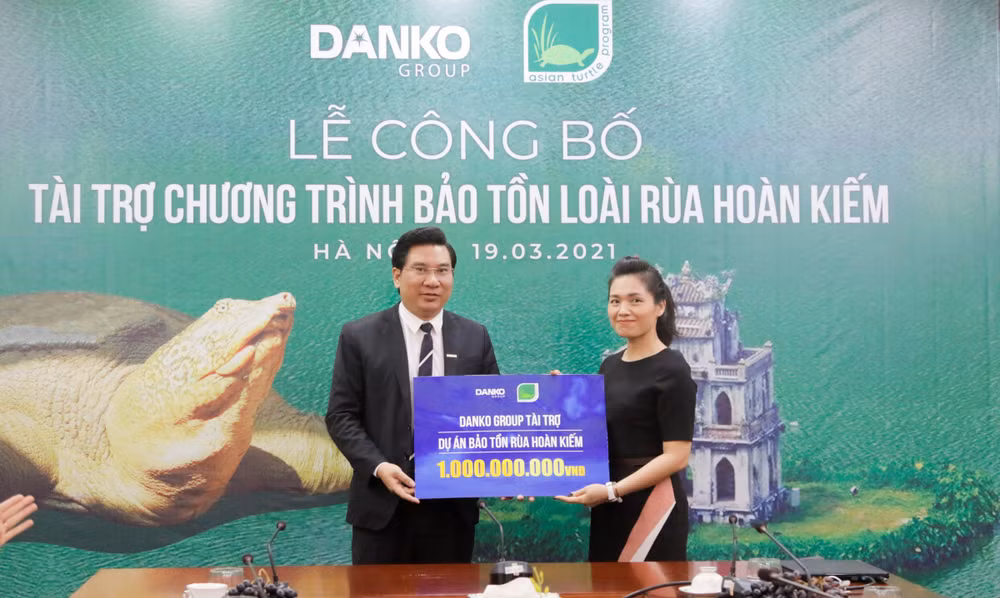 Financia grupo vietnamita Danko Group conservación de tortuga de Lago Hoan Kiem ảnh 2