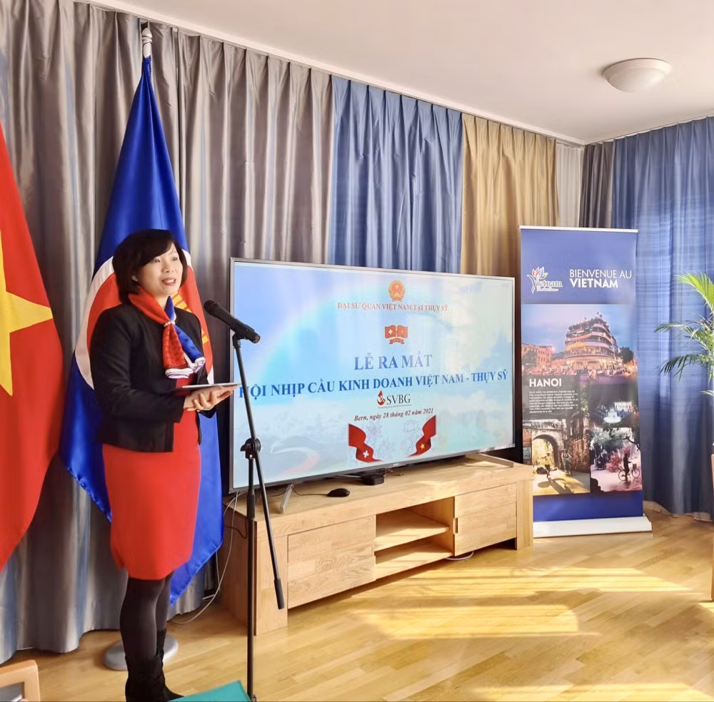 Establecen puerta de enlace empresarial Vietnam- Suiza ảnh 1
