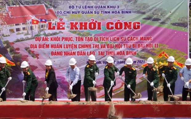 Restauran reliquias revolucionarias de Laos en provincia vietnamita de Hoa Binh ảnh 1