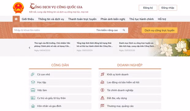 Amplían beneficios del Portal Nacional de Servicios Públicos de Vietnam ảnh 1