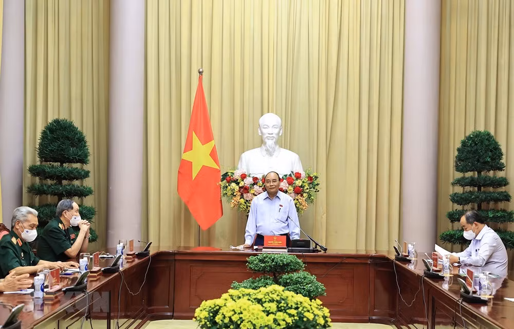 Presidente de Vietnam destaca actividades de apoyo a inválidos de guerra y familias de mártires ảnh 1
