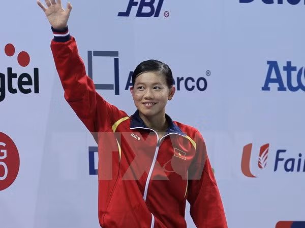 Nadadora de Vietnam gana oro con récord asiático ảnh 1
