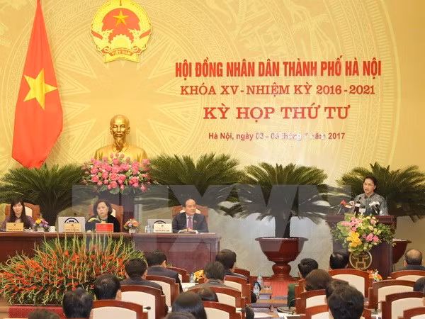 Clausuran cuarta reunión del Consejo Popular de Hanoi de XV mandato ảnh 1 Clausuran cuarta reunión del Consejo Popular de Hanoi de XV mandato ảnh 1