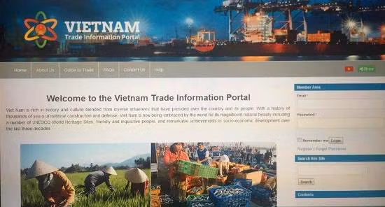 Lanzan sitio web de información comercial de Vietnam ảnh 1