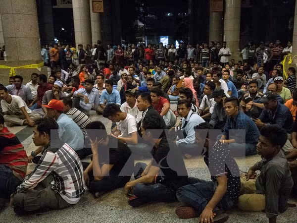 ​ Arresta Malasia a miles de trabajadores inmigrantes ilegales ảnh 1