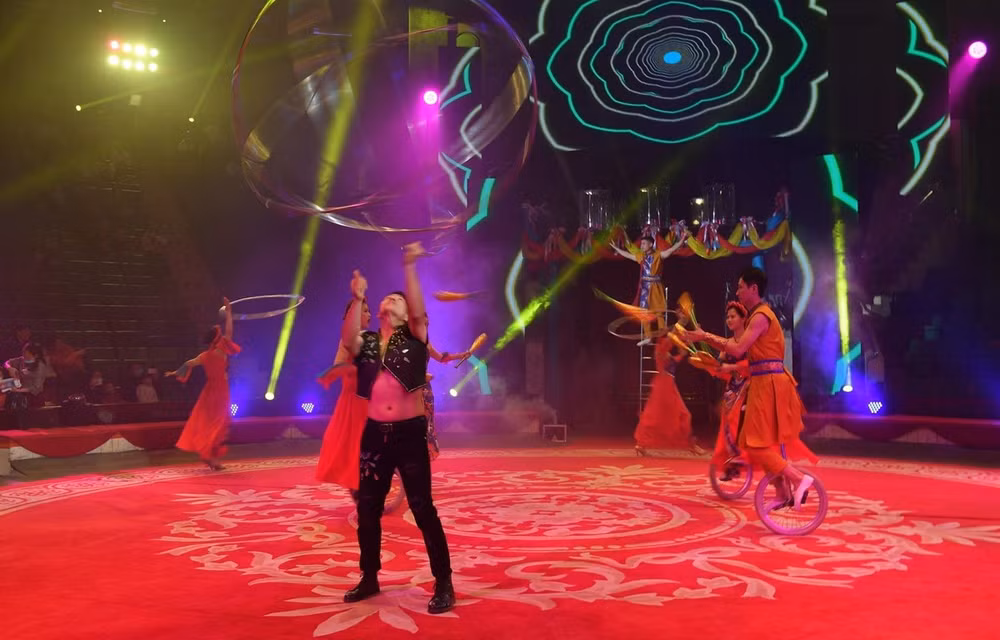 Cultura vietnamita integra arte circense con orgullo ảnh 1 Cultura vietnamita integra arte circense con orgullo ảnh 1