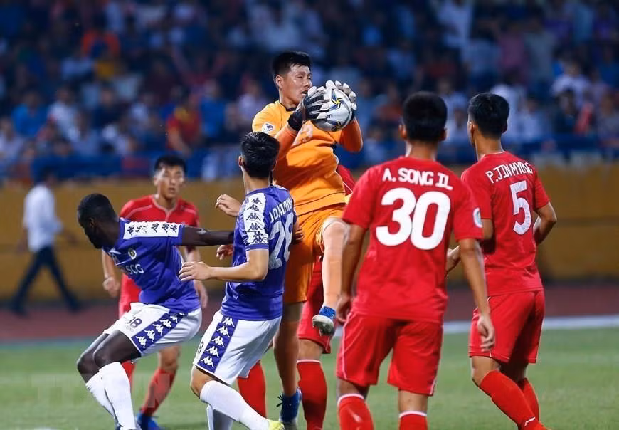 Empatan clubes de Vietnam y Corea del Norte en Copa Asiática de Fútbol ảnh 1