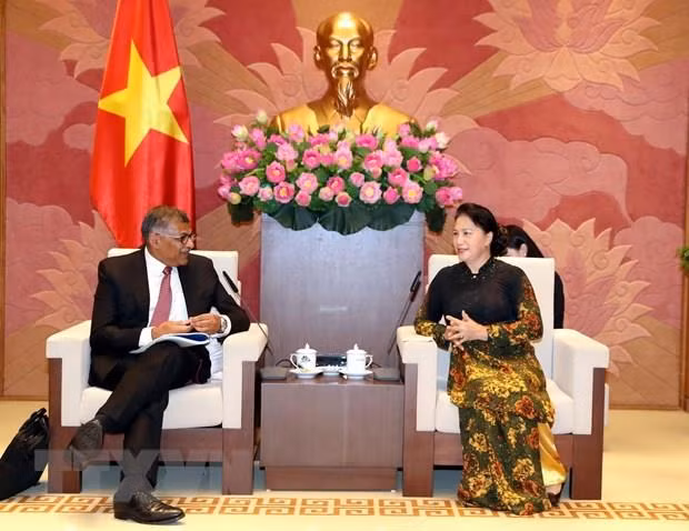 Respalda presidenta del Parlamento de Vietnam cooperación judicial con Singapur ảnh 1