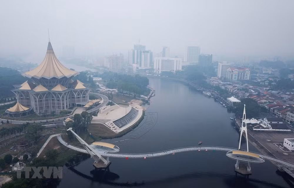 Suministran en Malasia máscaras a pobladores en áreas afectadas por incendios forestales de Indonesia ảnh 1