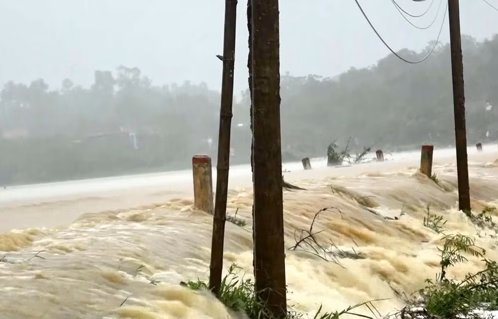 Al menos tres muertos por el tifón Podul en Vietnam ảnh 1