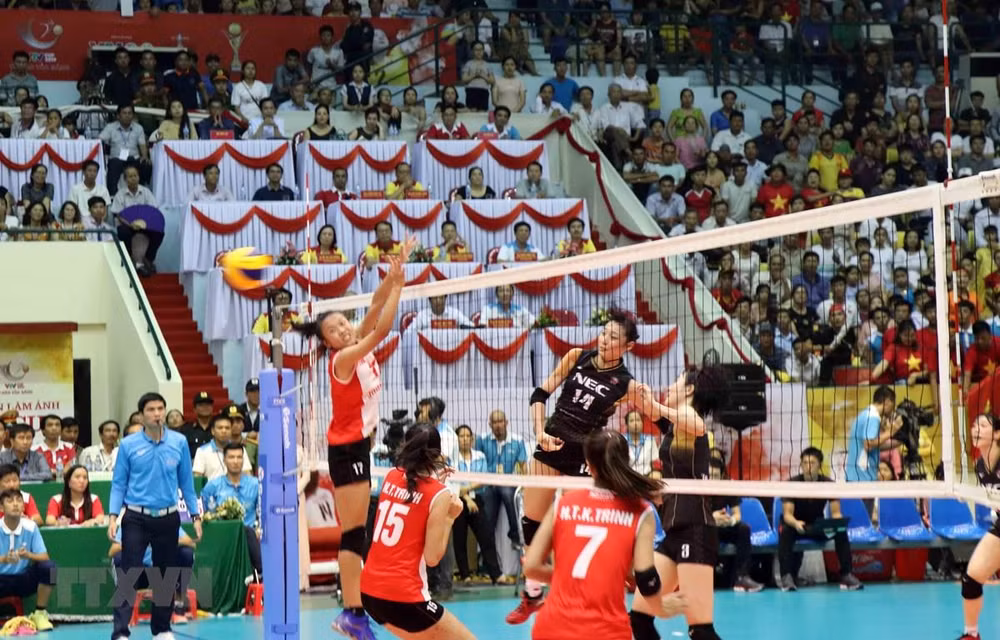 Club japonés ganó Torneo de Balonmano Femenino de Televisión Nacional de Vietnam ảnh 1 Club japonés ganó Torneo de Balonmano Femenino de Televisión Nacional de Vietnam ảnh 1
