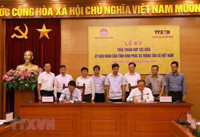 Apoya Agencia Vietnamita de Noticias desarrollo de la provincia de Vinh Phuc ảnh 1 Apoya Agencia Vietnamita de Noticias desarrollo de la provincia de Vinh Phuc ảnh 1