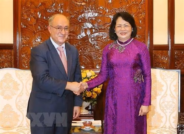 Aboga vicepresidenta de Vietnam por impulsar cooperación educativa con Alemania ảnh 1