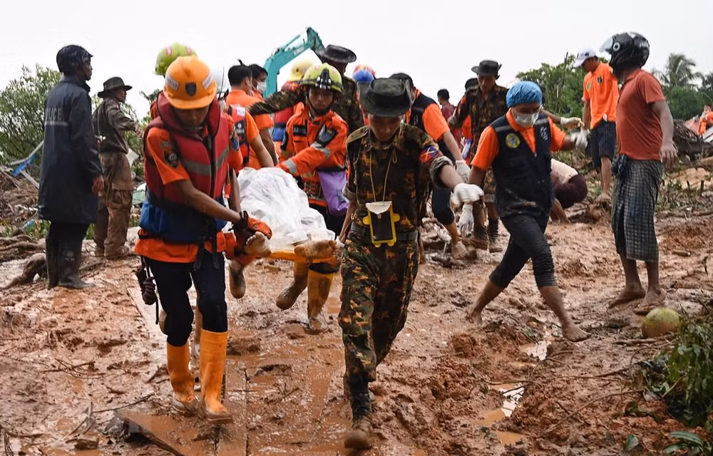 Lluvias monzónicas en Myanmar provocan 48 muertos ảnh 1