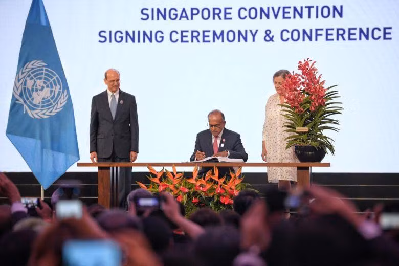 Firman en Singapur convención sobre la mediación ảnh 1