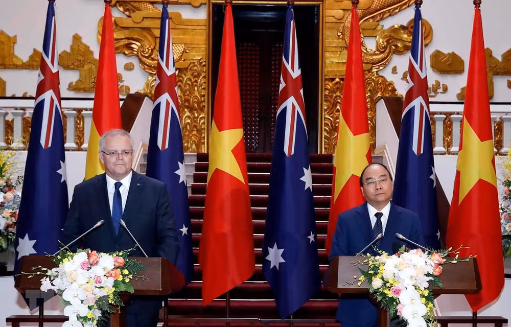 Emiten Vietnam y Australia declaración conjunta ảnh 1 Emiten Vietnam y Australia declaración conjunta ảnh 1