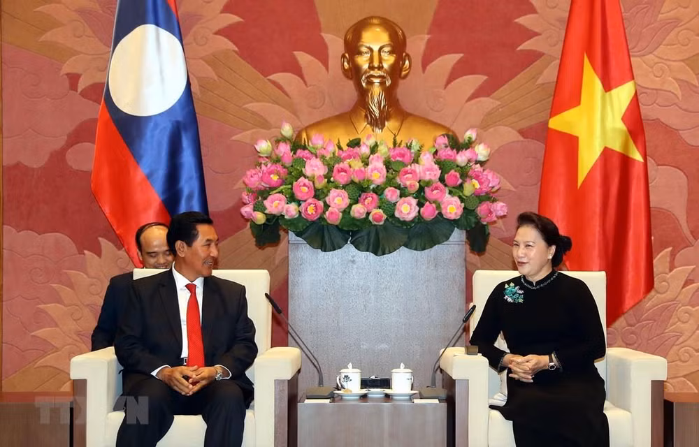 Robustecen cooperación entre parlamentos entre Vietnam y Laos ảnh 1