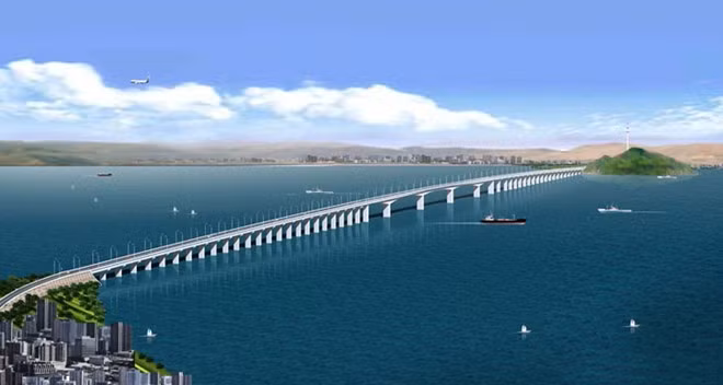 Agilizan construcción de mayor puente marítimo en Vietnam ảnh 1