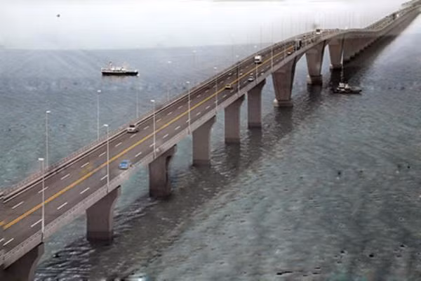 Agilizan construcción de mayor puente marítimo en Vietnam ảnh 2