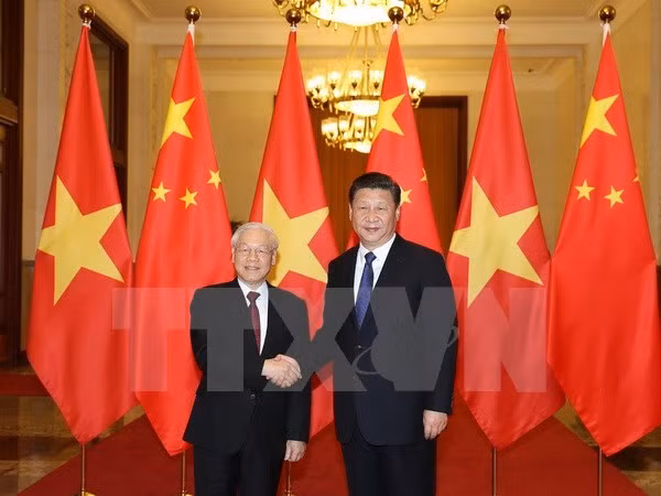 Vietnam felicita al secretario general del Partido Comunista de China ảnh 1