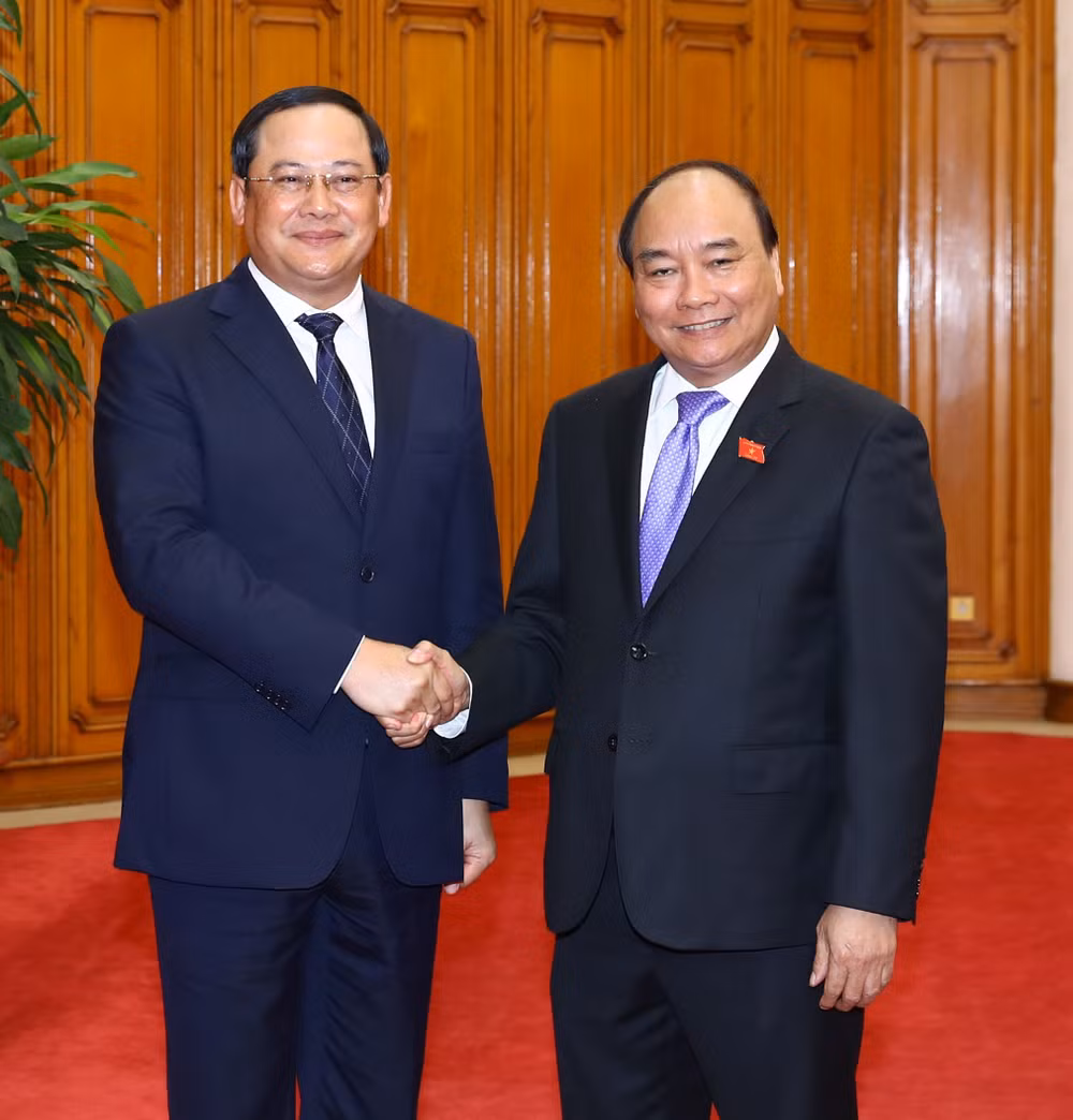Premier de Vietnam propone acelerar proyectos de cooperación inversionista con Laos ảnh 1 Premier de Vietnam propone acelerar proyectos de cooperación inversionista con Laos ảnh 1