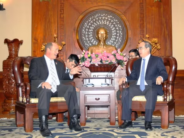 Ciudad Ho Chi Minh impulsa cooperación con EE.UU. en construcción de urbe inteligente ảnh 1