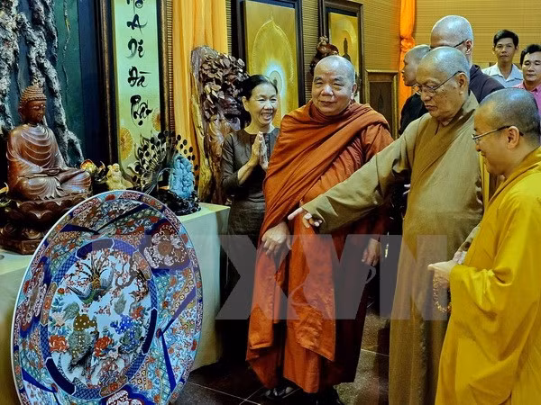 Inauguran exposición sobre cultura budista en Ciudad Ho Chi Minh ảnh 1 Inauguran exposición sobre cultura budista en Ciudad Ho Chi Minh ảnh 1