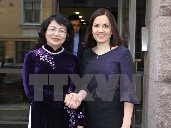 Vicepresidenta de Vietnam continúa actividades en Finlandia ảnh 1
