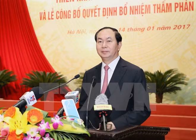 Presidente vietnamita pide mayor desempeño de las cortes nacionales ảnh 1