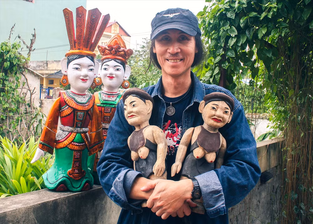 Artista de Vietnam empeñado en conservar valores de títeres ảnh 1