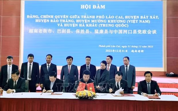 Provincias fronterizas de Vietnam y China intensifican su cooperación ảnh 1 Provincias fronterizas de Vietnam y China intensifican su cooperación ảnh 1