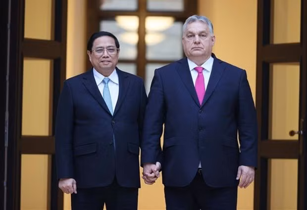 Primeros ministros vietnamita y húngaro sostienen conversaciones ảnh 1