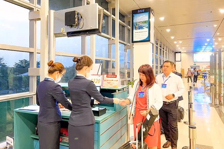 Ciudad vietnamita reanuda varios vuelos internacionales en Año Nuevo Lunar ảnh 1 Ciudad vietnamita reanuda varios vuelos internacionales en Año Nuevo Lunar ảnh 1