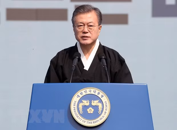 Elogia presidente surcoreano avance significativo en Cumbre EE.UU.-RPDC ảnh 1