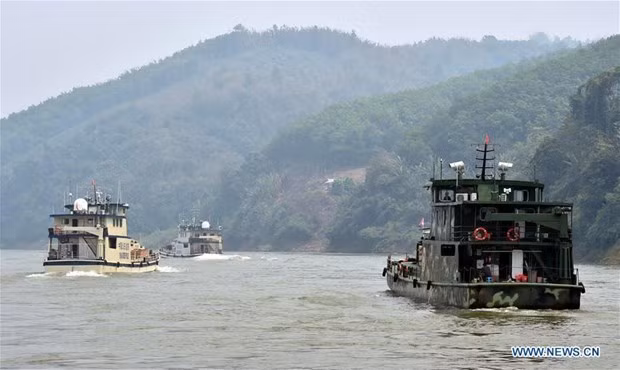 Finaliza en China patrullaje conjunto en el río Mekong ảnh 1 Finaliza en China patrullaje conjunto en el río Mekong ảnh 1