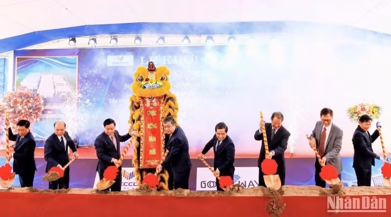 Empresa taiwanesa inicia construcción de planta informática en provincia vietnamita ảnh 1 Empresa taiwanesa inicia construcción de planta informática en provincia vietnamita ảnh 1