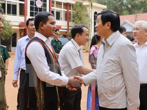 Presidente elogia cambios socioeconómicos de Binh Phuoc ảnh 1