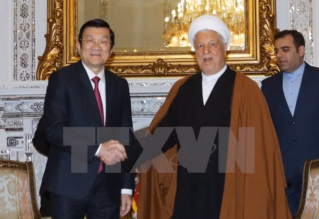 Presidente vietnamita sostuvo encuentros con dirigentes iraníes ảnh 1 Presidente vietnamita sostuvo encuentros con dirigentes iraníes ảnh 1