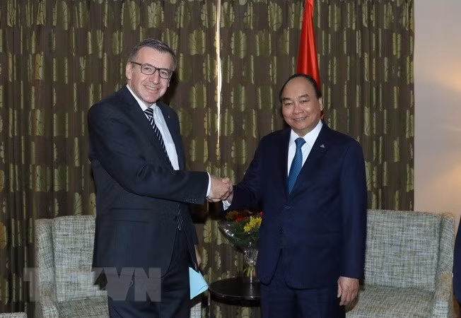 Premier vietnamita se reúne con ex canciller belga ảnh 1