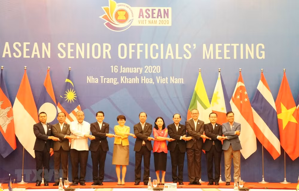 Altos Funcionarios de la ASEAN revisan preparativos para Reunión de Cancilleres ảnh 1