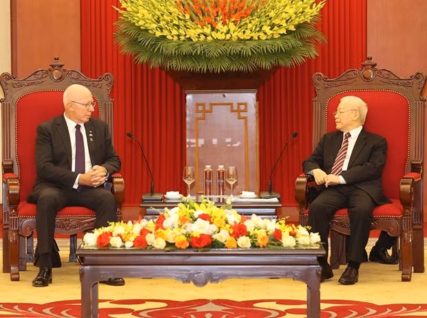 Secretario general del PCV recibe al gobernador general de Australia ảnh 1