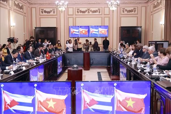 Presidente del Parlamento vietnamita se reúne con su homólogo cubano ảnh 5