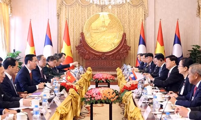 Vietnam y Laos fomentan aún más gran amistad y solidaridad especial ảnh 1