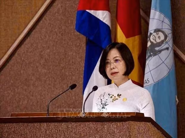 Seminario destaca el papel de mujeres vietnamitas y cubanas en el desarrollo nacional ảnh 4