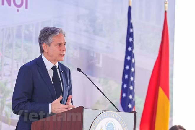 Inauguran construcción de nuevo campus de Embajada de EE.UU. en Hanoi ảnh 2 Inauguran construcción de nuevo campus de Embajada de EE.UU. en Hanoi ảnh 2