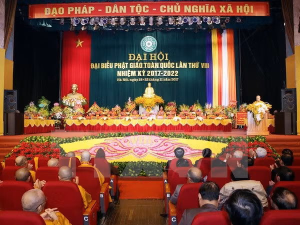  Inauguran VIII Congreso Nacional del Budismo de Vietnam ảnh 1