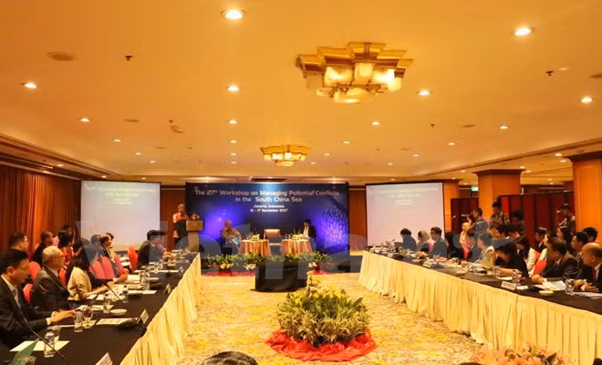 Realizan en Indonesia seminario sobre gestión de potenciales conflictos en Mar del Este ảnh 1 Realizan en Indonesia seminario sobre gestión de potenciales conflictos en Mar del Este ảnh 1