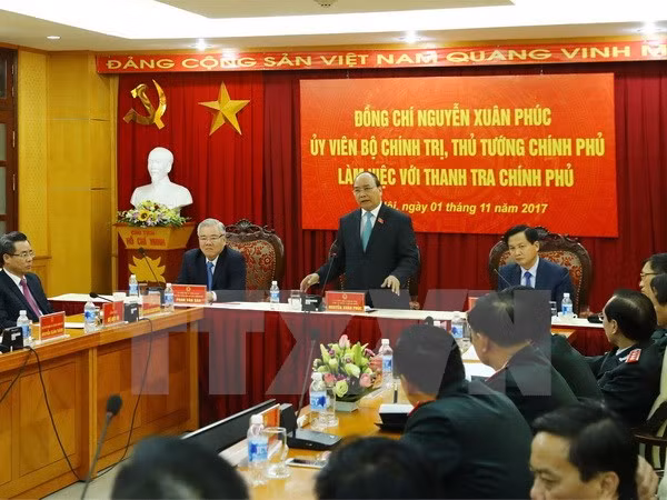 Premier vietnamita sostiene encuentro con nuevo inspector general del gobierno ảnh 1